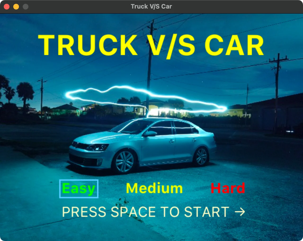 Truck VS Car